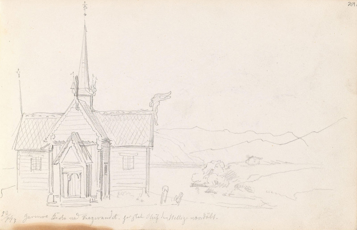 Garmo kirke 1843
