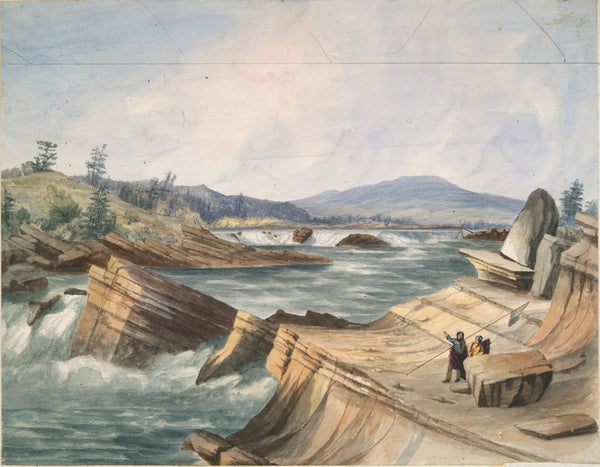 Kettle Falls ColumbiaRiver 1854