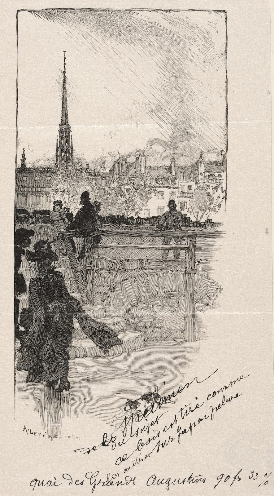 Quai des Grands Augustins 1886