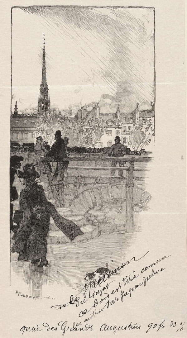 Quai des Grands Augustins 1886