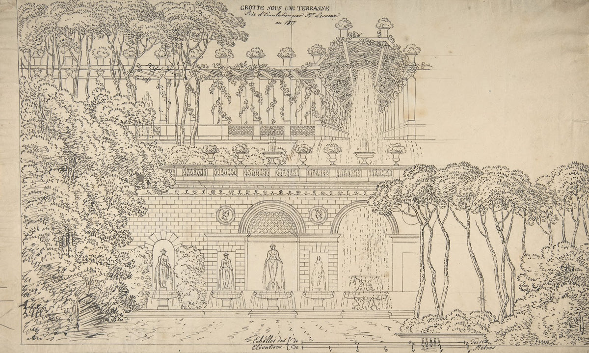 Grotto under a Terrace 1817