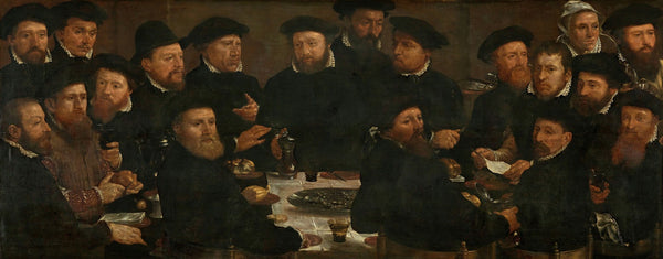 Banquet of Eighteen Guardsmen of Squad L Amsterdam 1566 known as The Perch Eater