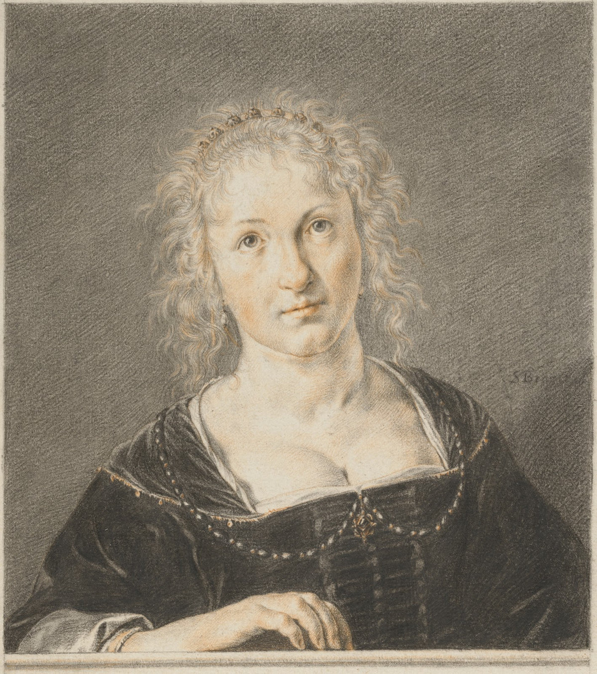 Young Woman at a Balustrade 1650