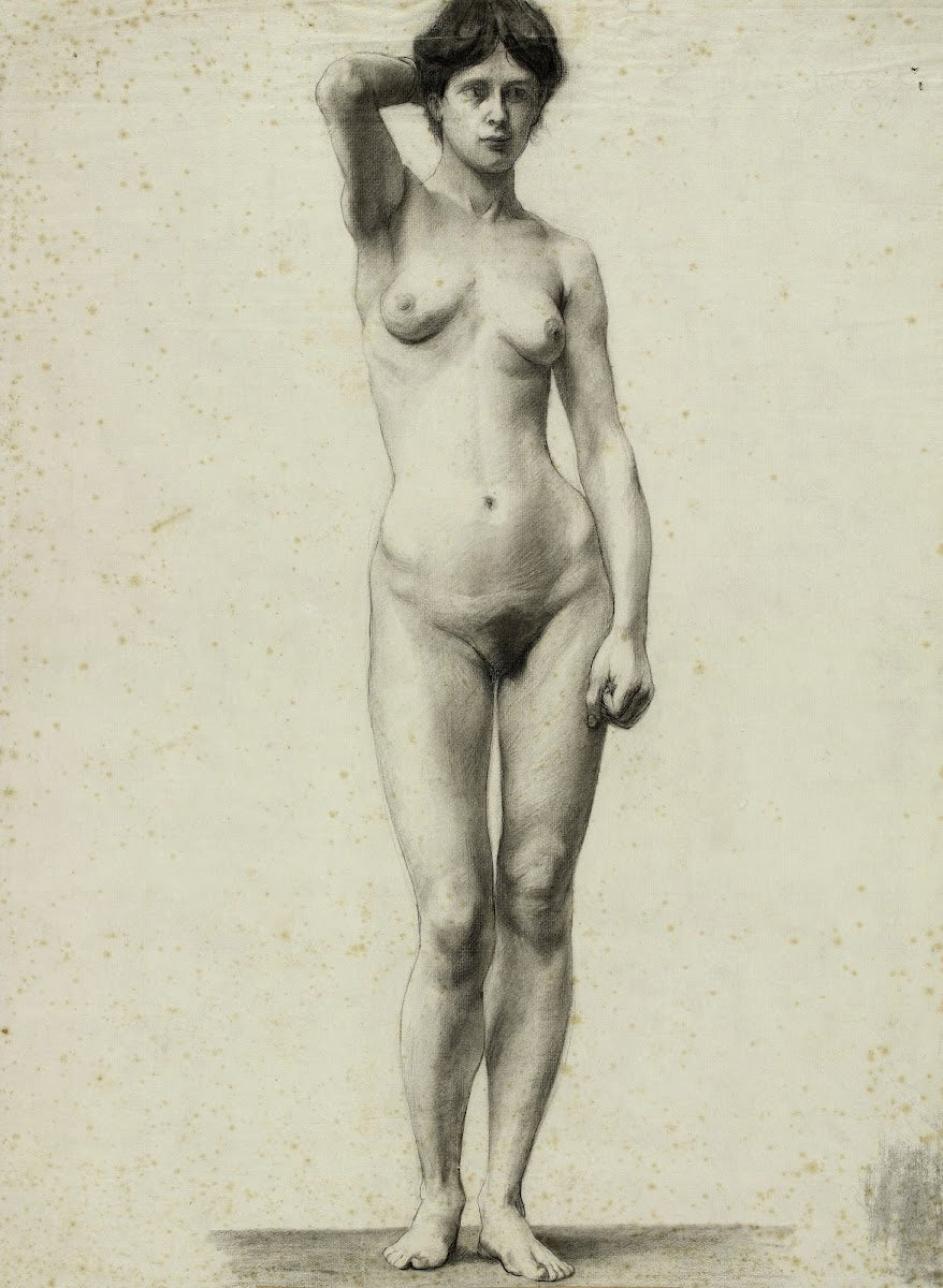 Le modèle Renée Danjou Nu en pied 1896