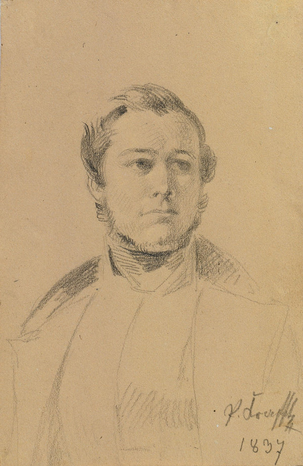 Porträtstudie Franz Xaver Eckl 1837