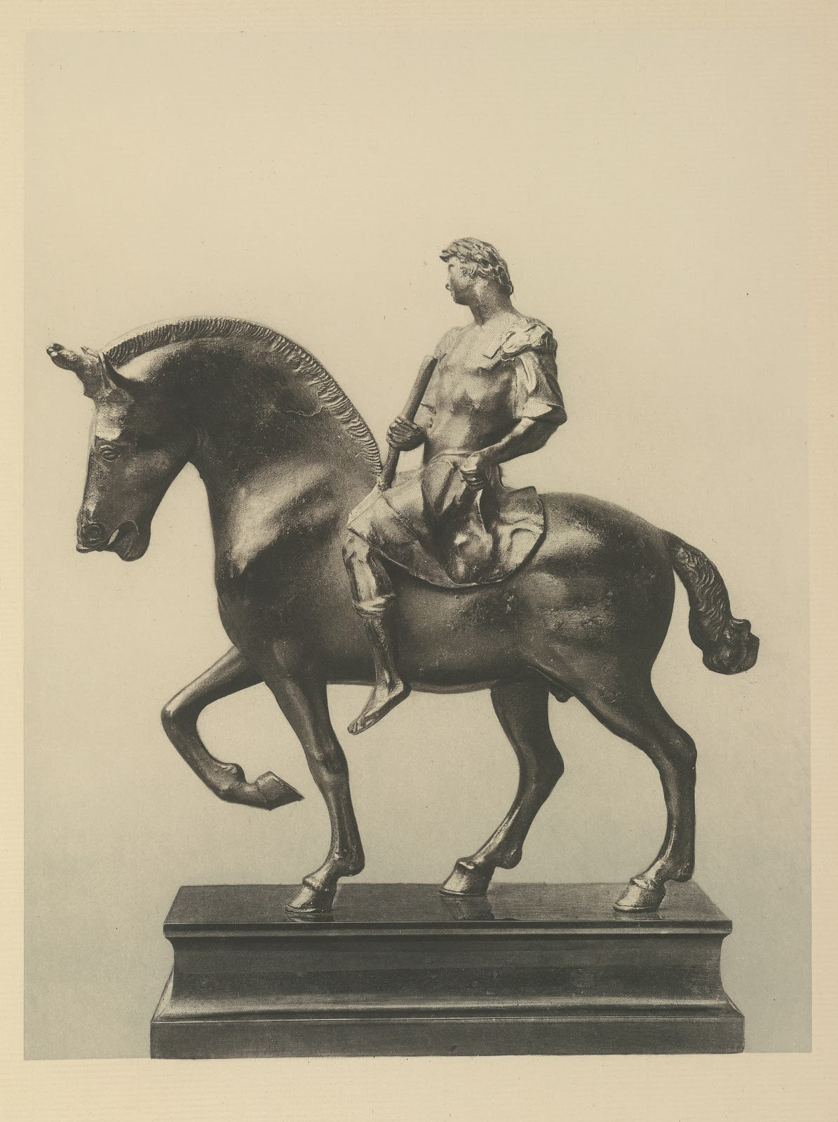 Equestrian Figure Leonardo Da Vinci Florentine School 1910