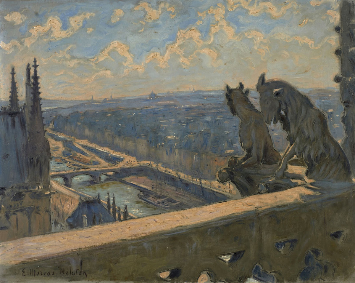 Vue de Paris prise depuis la cathédrale Notre Dame