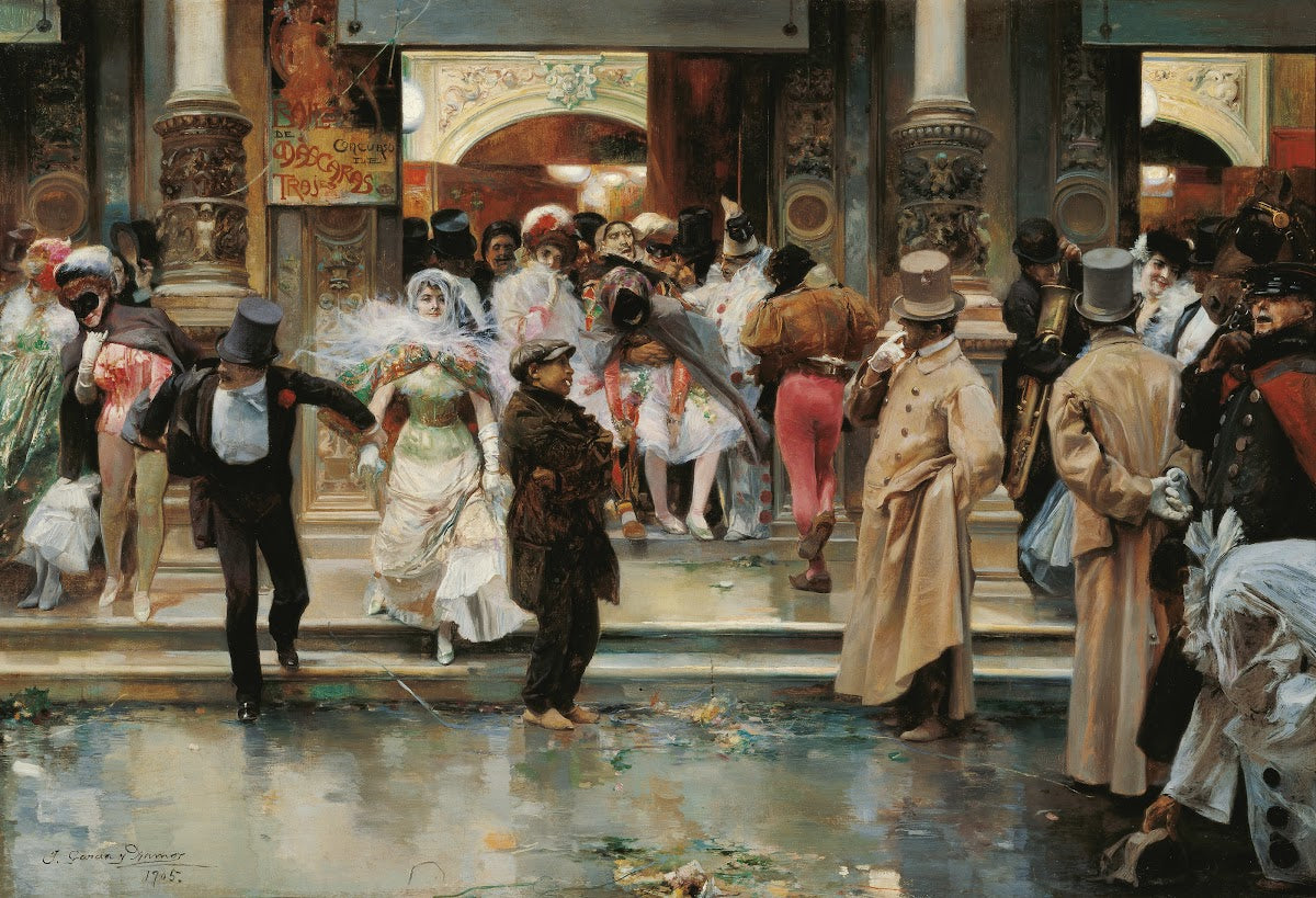 Leaving the Masqued Ball 1905
