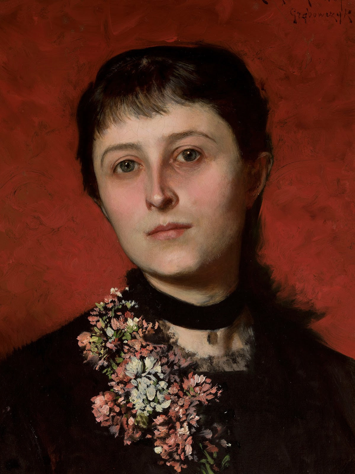 Portrait Of Maria Godlewska Née Popiel 1853 1900