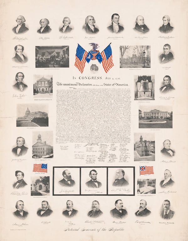 Pictorial souvenir of the republic 1904