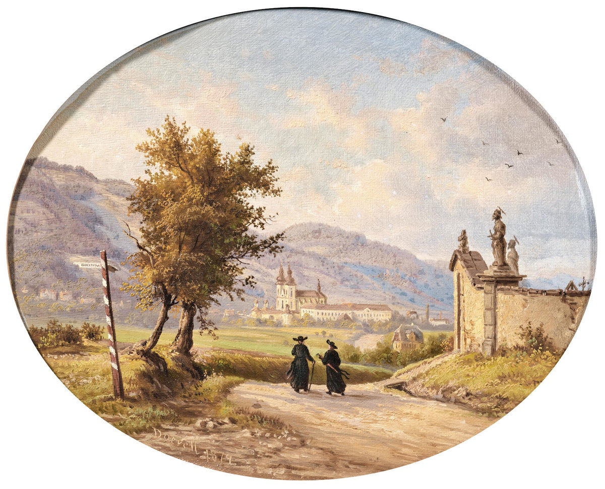 On the Way to Mariaschein Krupka Graupen in Czechia 1874