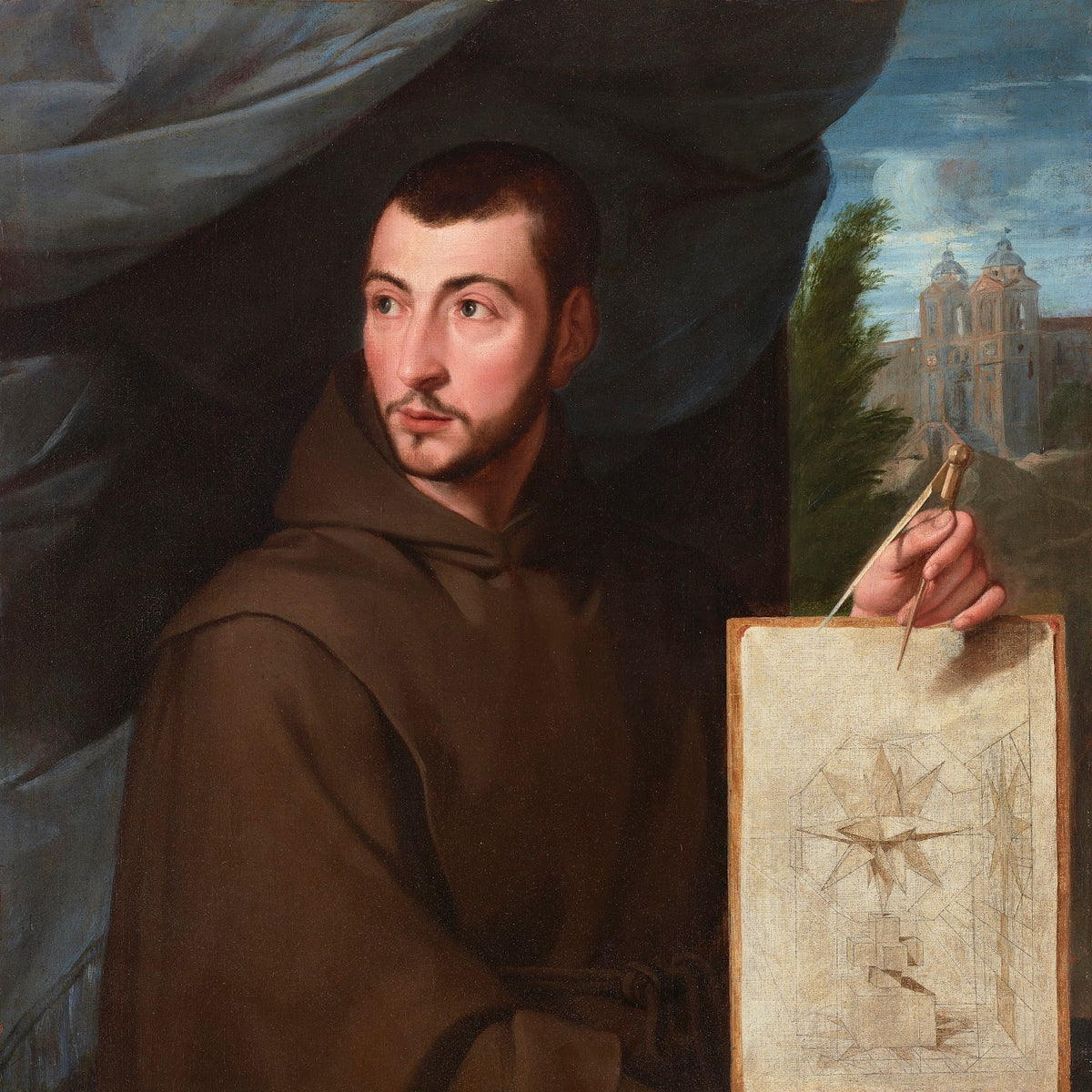 Portrait of Jean François Nicéron 1613 1646 17th Century