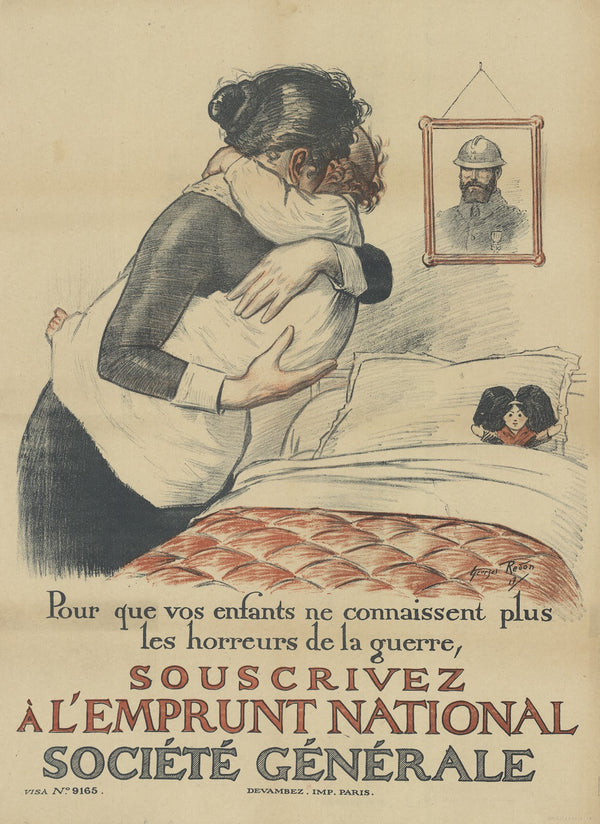 Pour que vos enfants souscrivez à lemprunt national Société Générale 1917