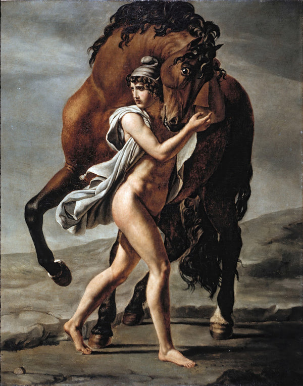 Roman Youth with Horse 1824