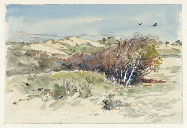 Duinlandschap tussen Bloemendaal en IJmuiden 1891
