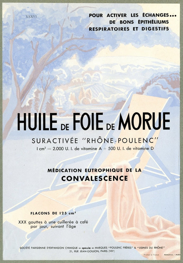 Huile de foie de morue 2 1910 1950