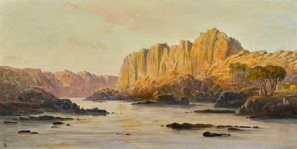 Bab el Kalabshe on the Nile 1871