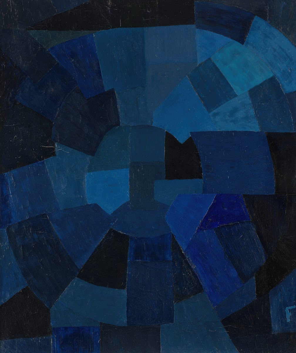 Komposition in Blau 1931