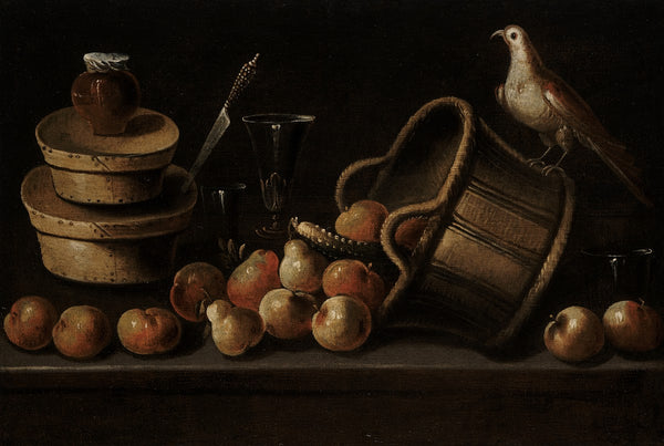Still Life with Fruit and aBird 160214