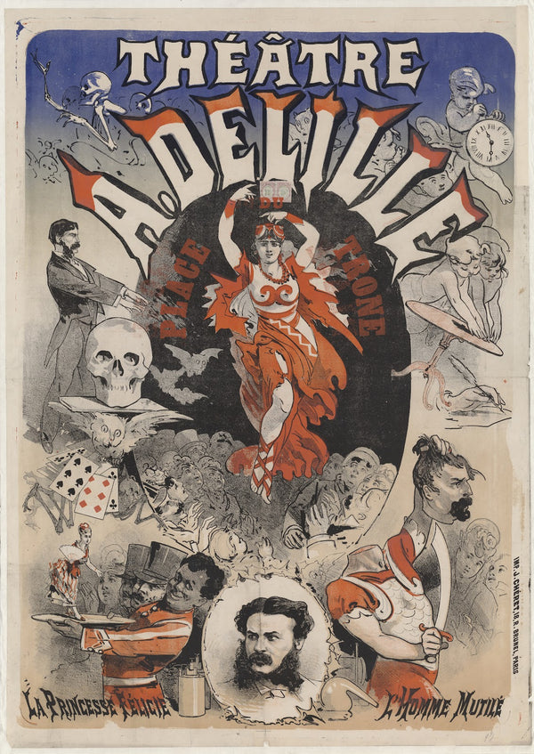 Théâtre A Delille La princesse Félicie lHomme mutilé 1876