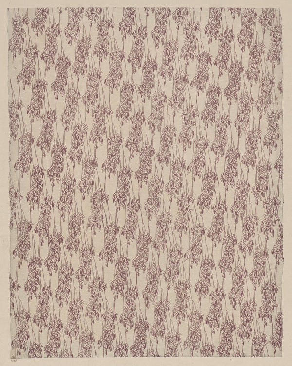 Lithografiertes Papier florales Flächenmuster 1903 1911