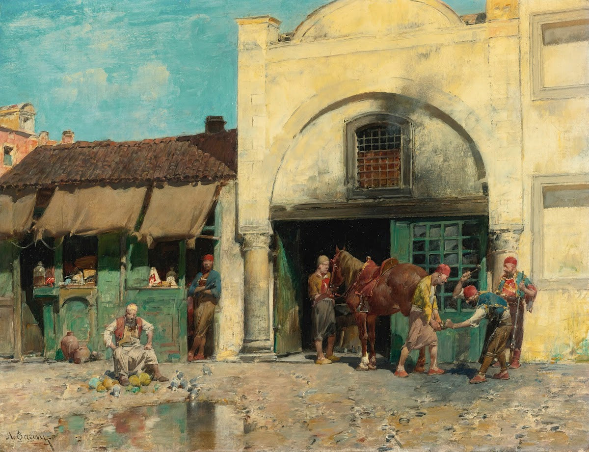 The blacksmiths shop