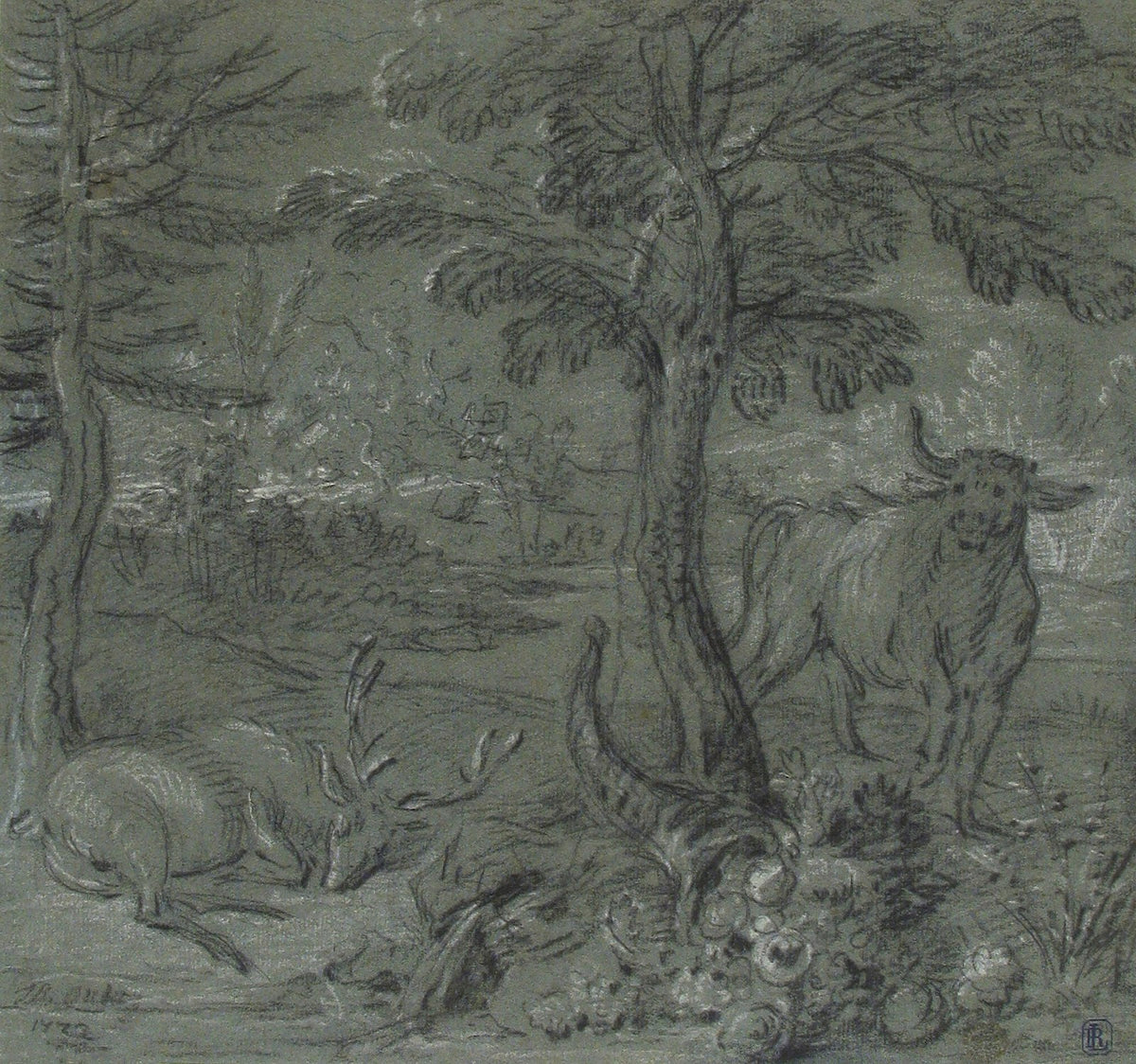 Acheloüs Transformed into a Bull 1732