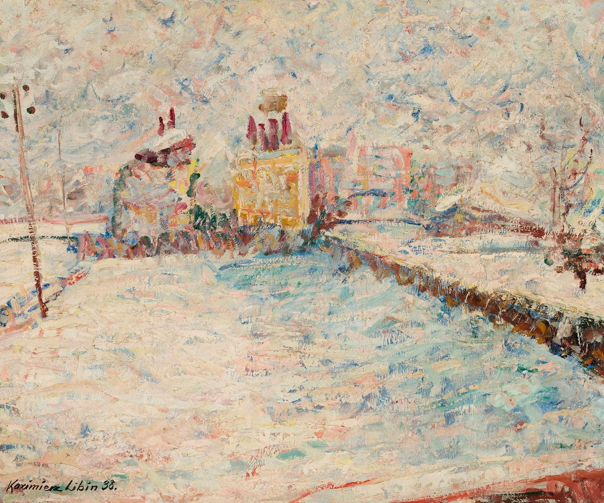 Landscape study City landscape 1938
