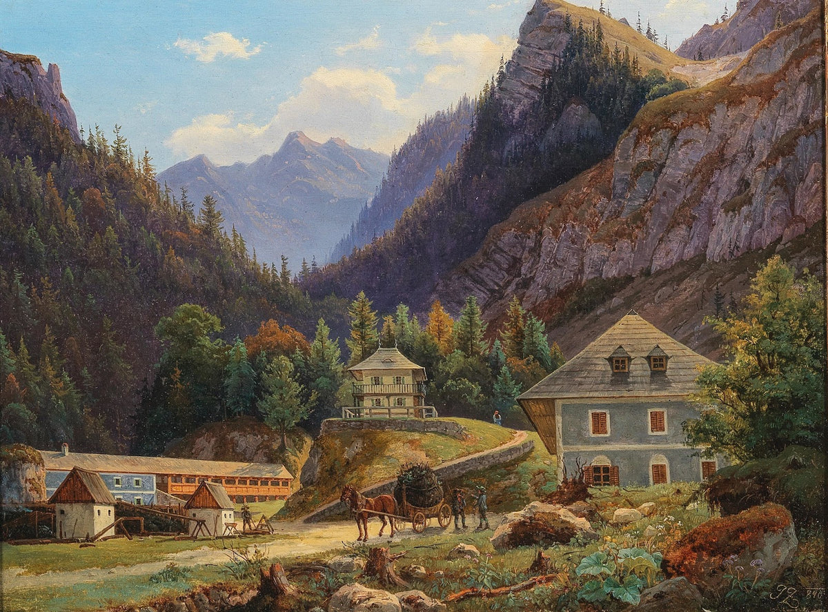 Motiv aus der Steiermark 1840