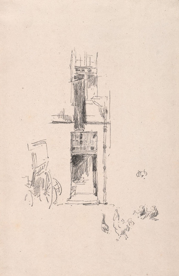 Cocks and Hens Hotel Colbert 1891