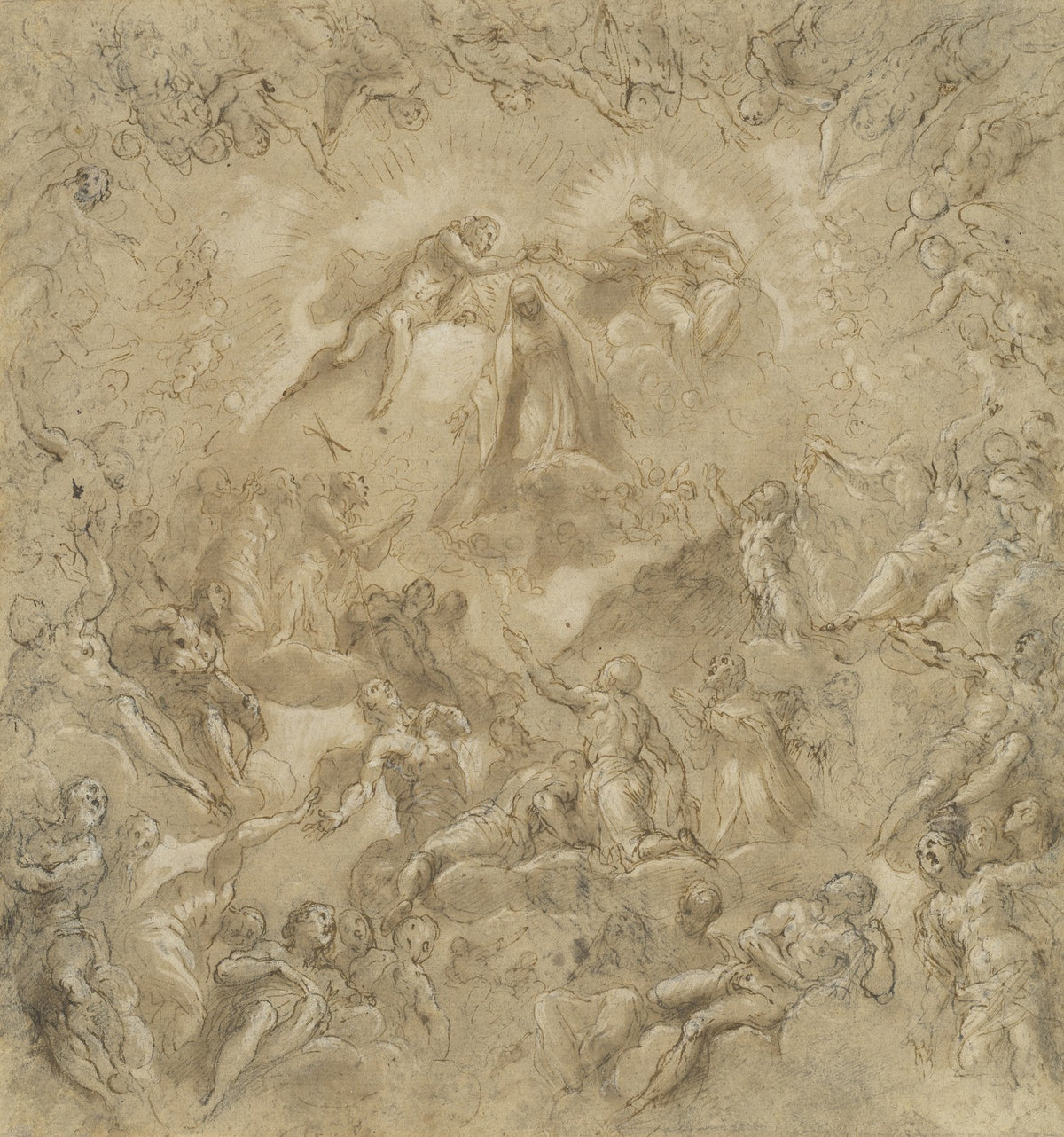 The Coronation of the Virgin 1585 1594