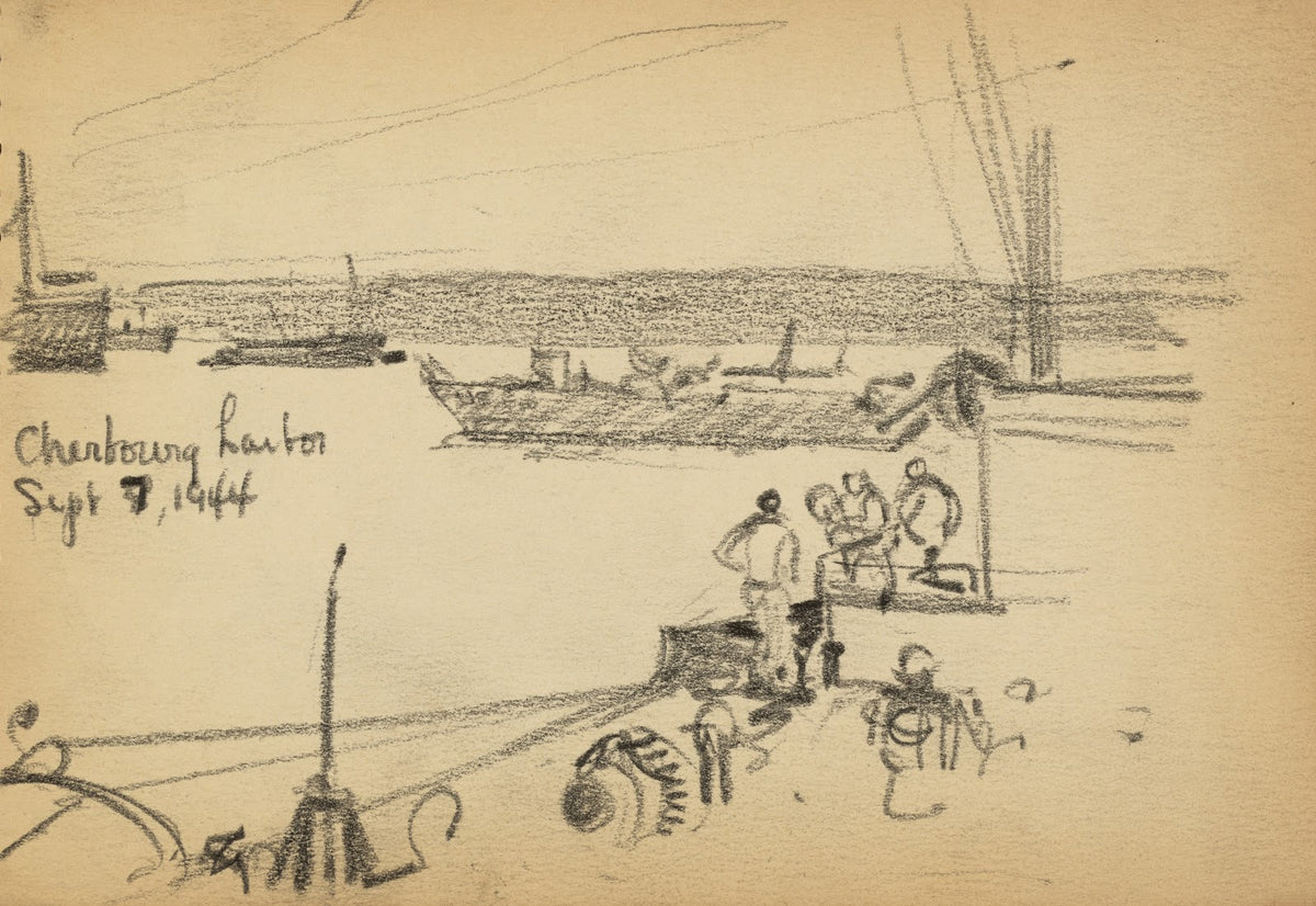 Cherbourg harbor 1944