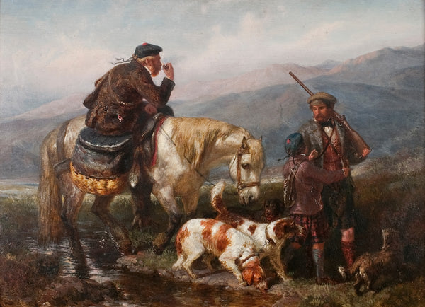 Sportsmen by a River