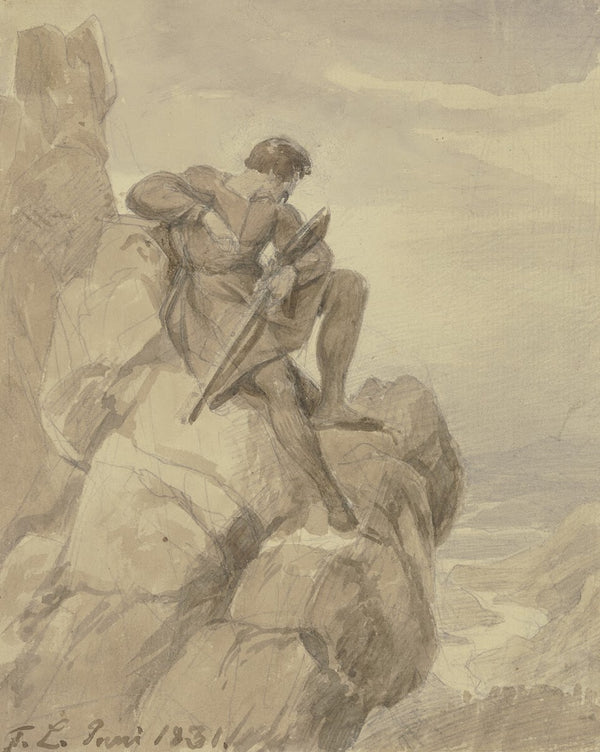 Jäger Räuber in den Bergen 1831