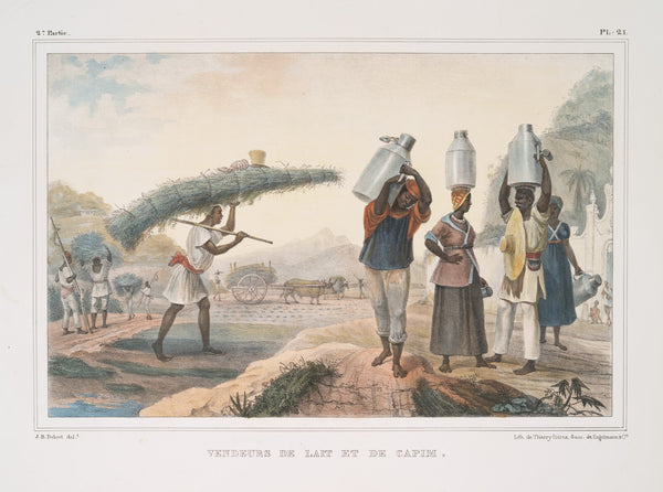 Vendeurs de lait et de capim 1834 1839