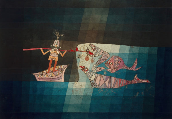 Fighting scene from the comic fantastic opera the seafarer 1923