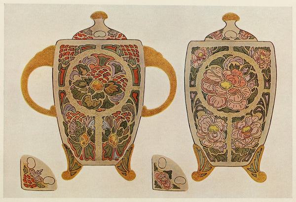 Two Rose Jars 1914