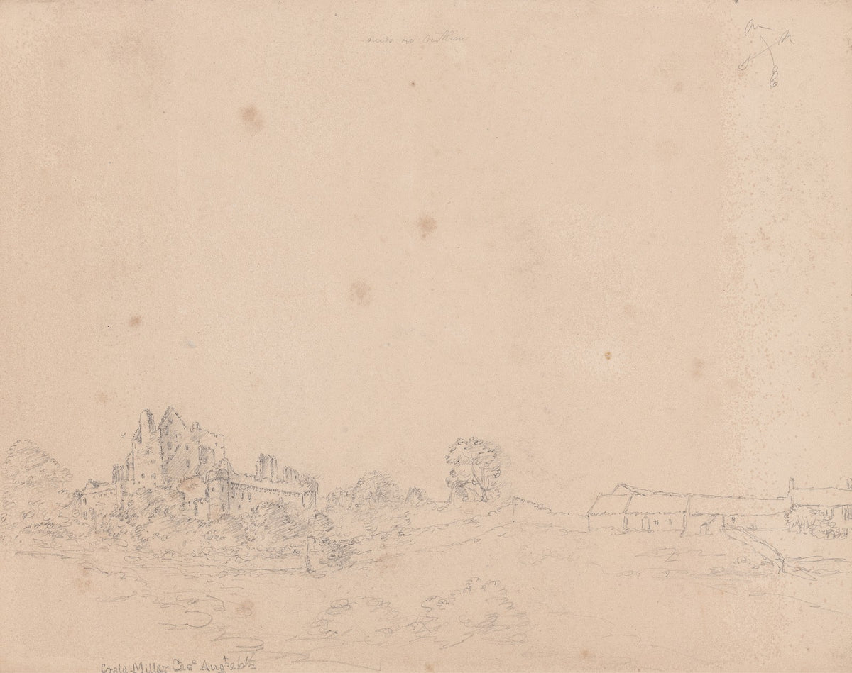Craigmillar Castle Edinburgh Scotland 1792