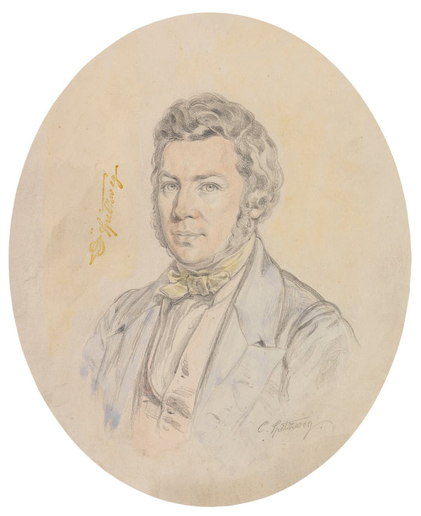 Porträt eines jungen Mannes Ca 1840
