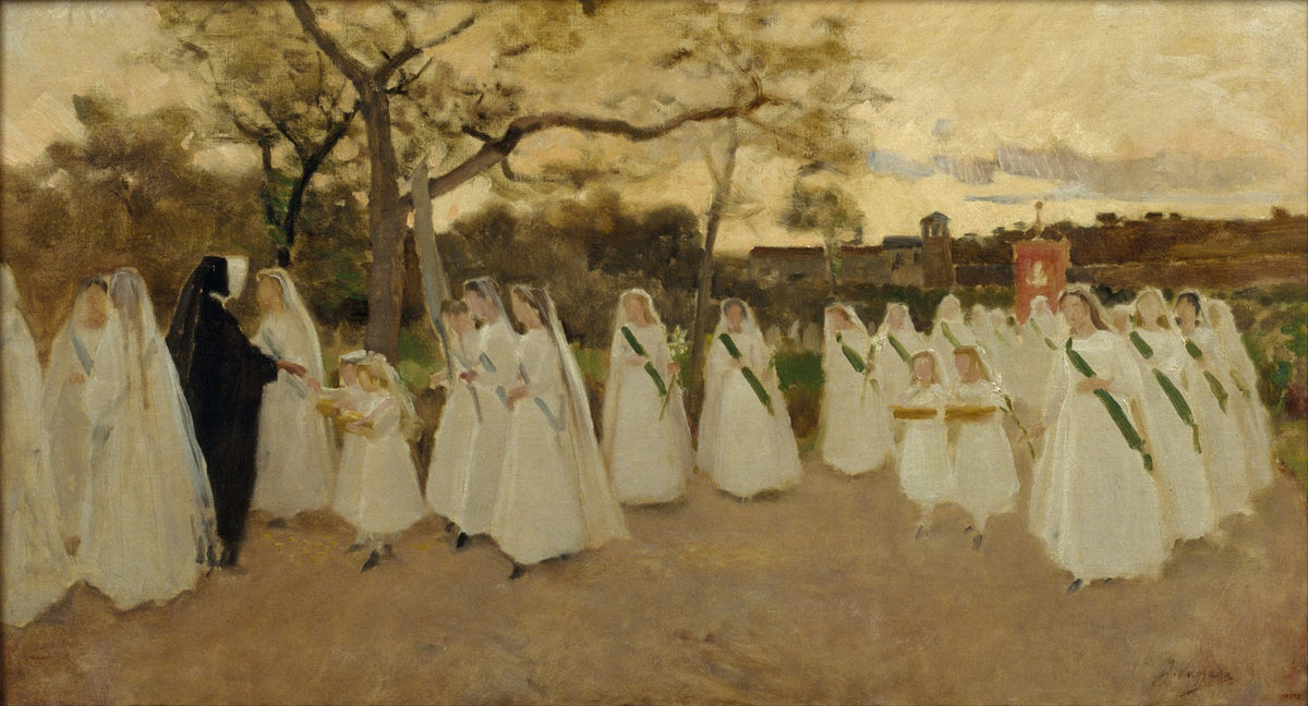 Procession of Schoolgirls circa 1890