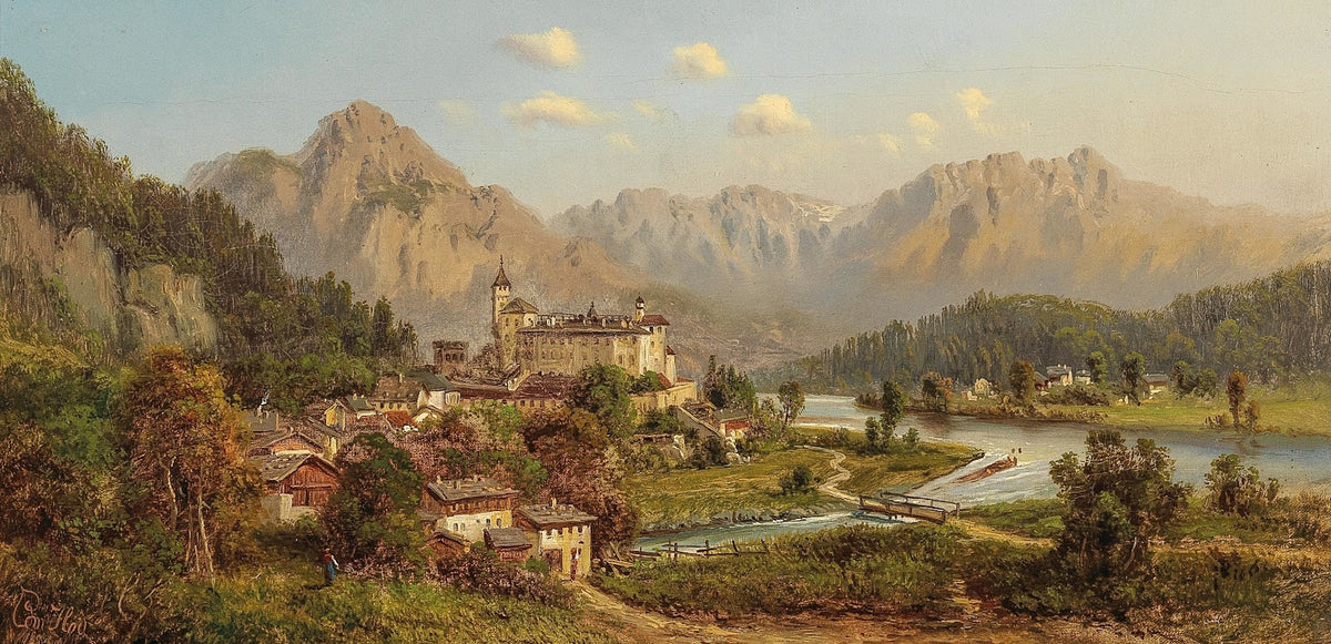 Schloß Ambras in Tirol 1880