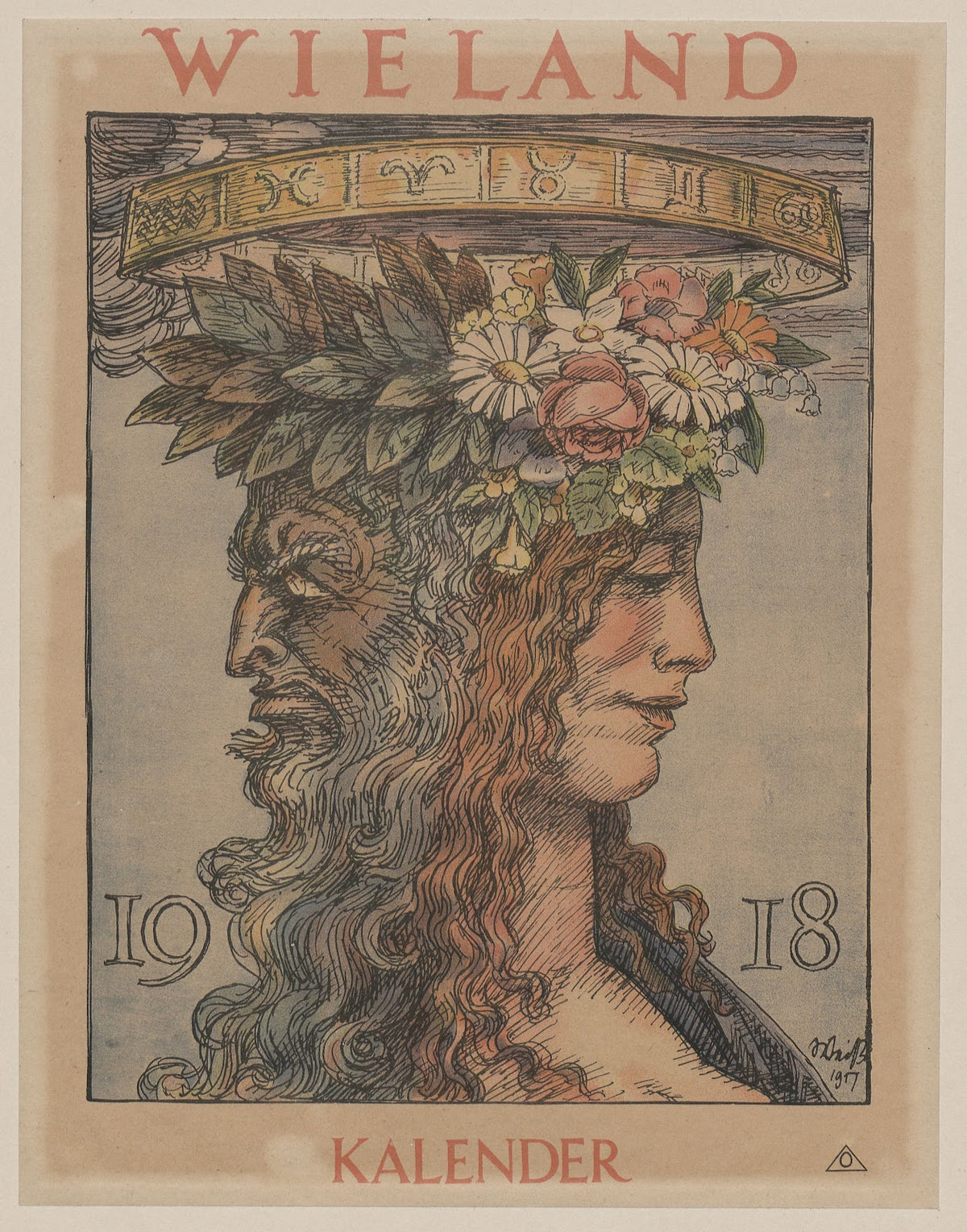 Wieland Kalender 1918 1917