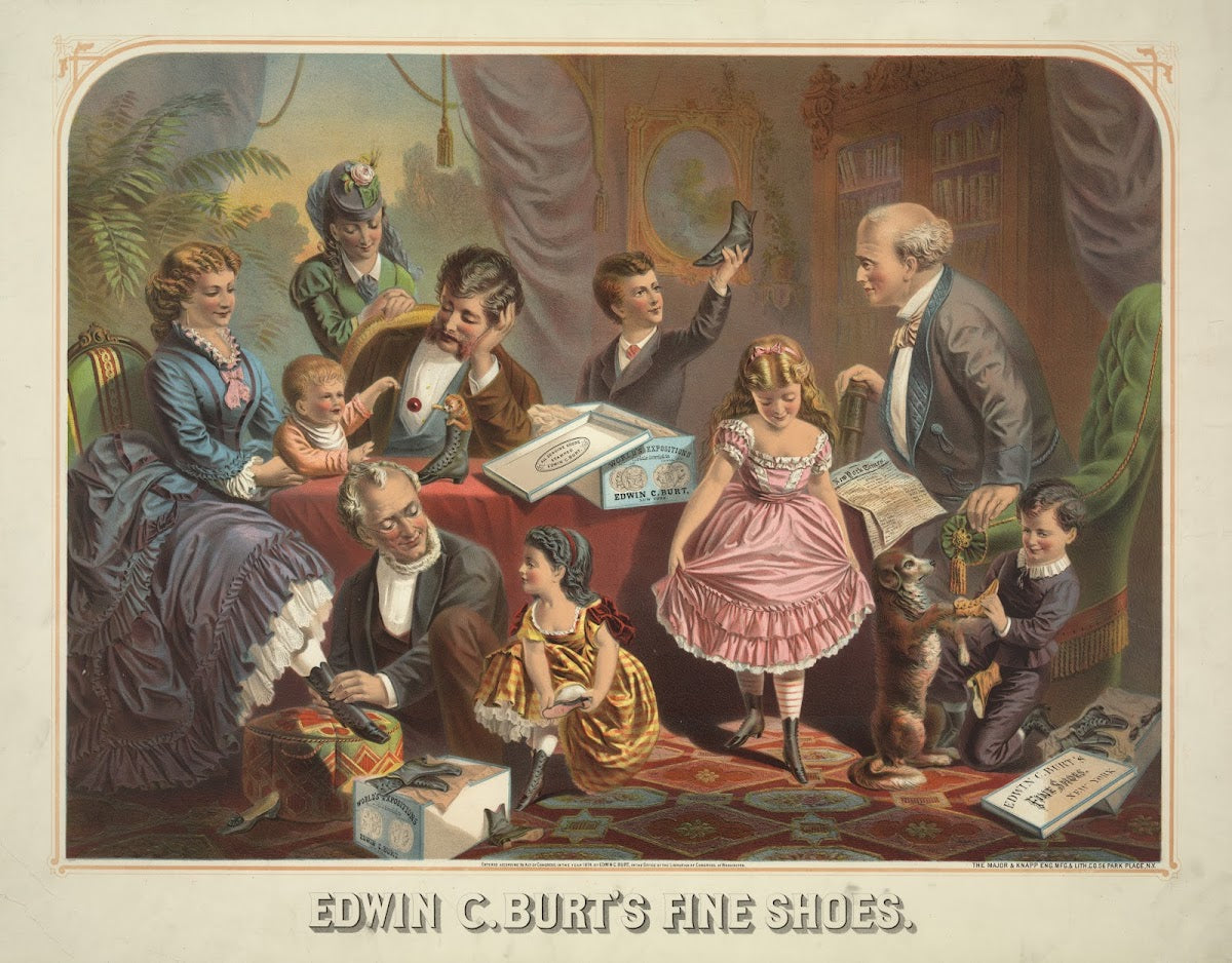 Edwin C Burts fine shoes 1874
