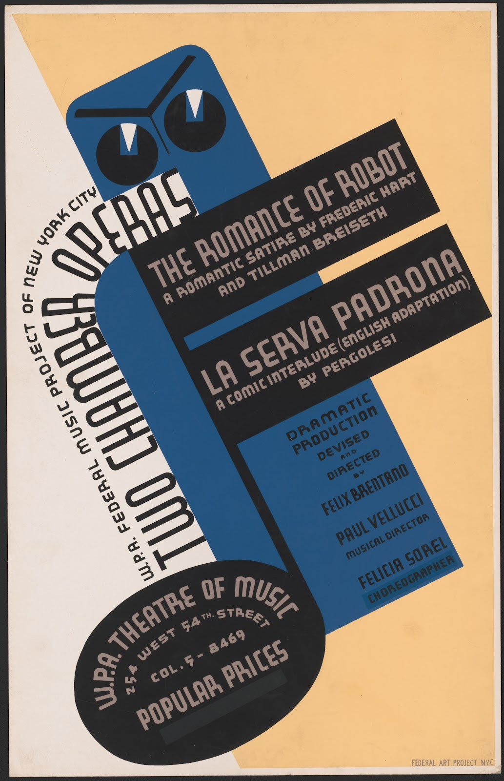 The romance of robot and La serva padrona 1936 1941