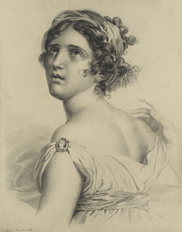 Half figure of Corinne 1833