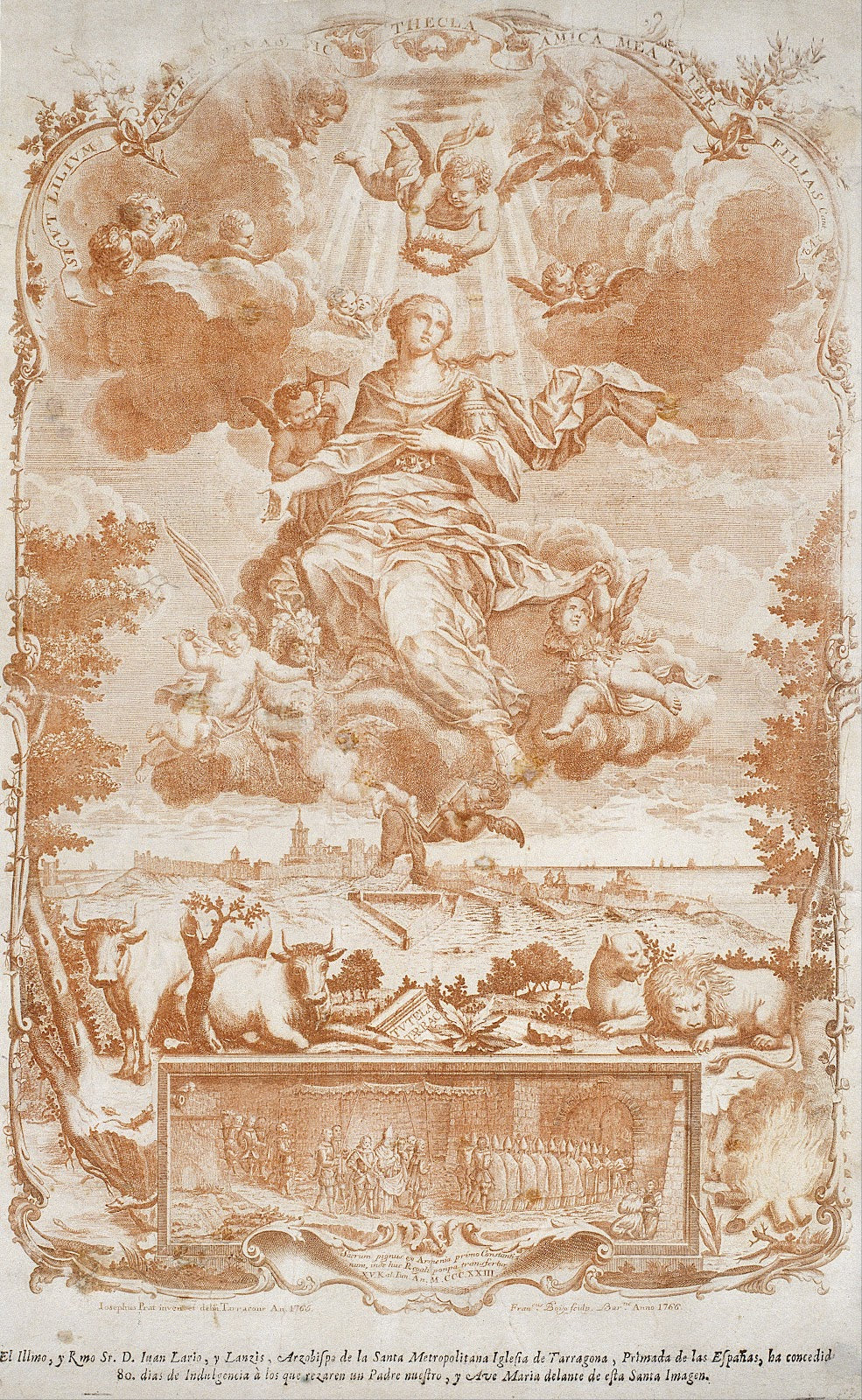 Saint Thecla 1766