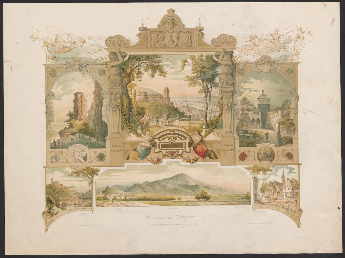 Odenwald und Bergstraße 1880 1883