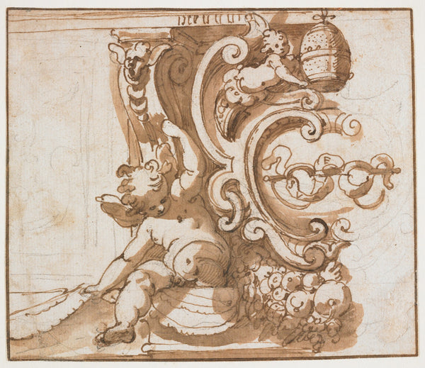 Putti with the Impresa of Pope Leo X Medici 158587