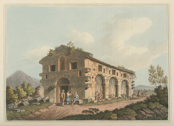 Ancient Bath near the Fountains of the Palici 1810
