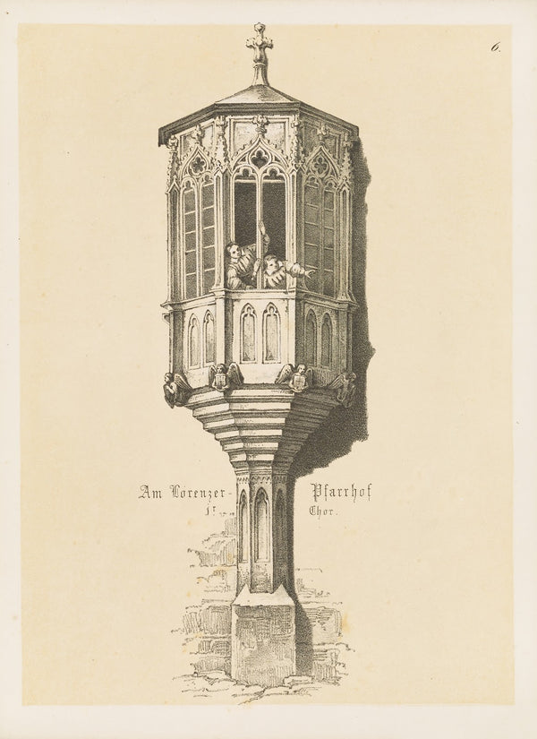 Die interessantesten Chorlein an Nurnbergs mittelalterlichen Gebauden Pl06 1850